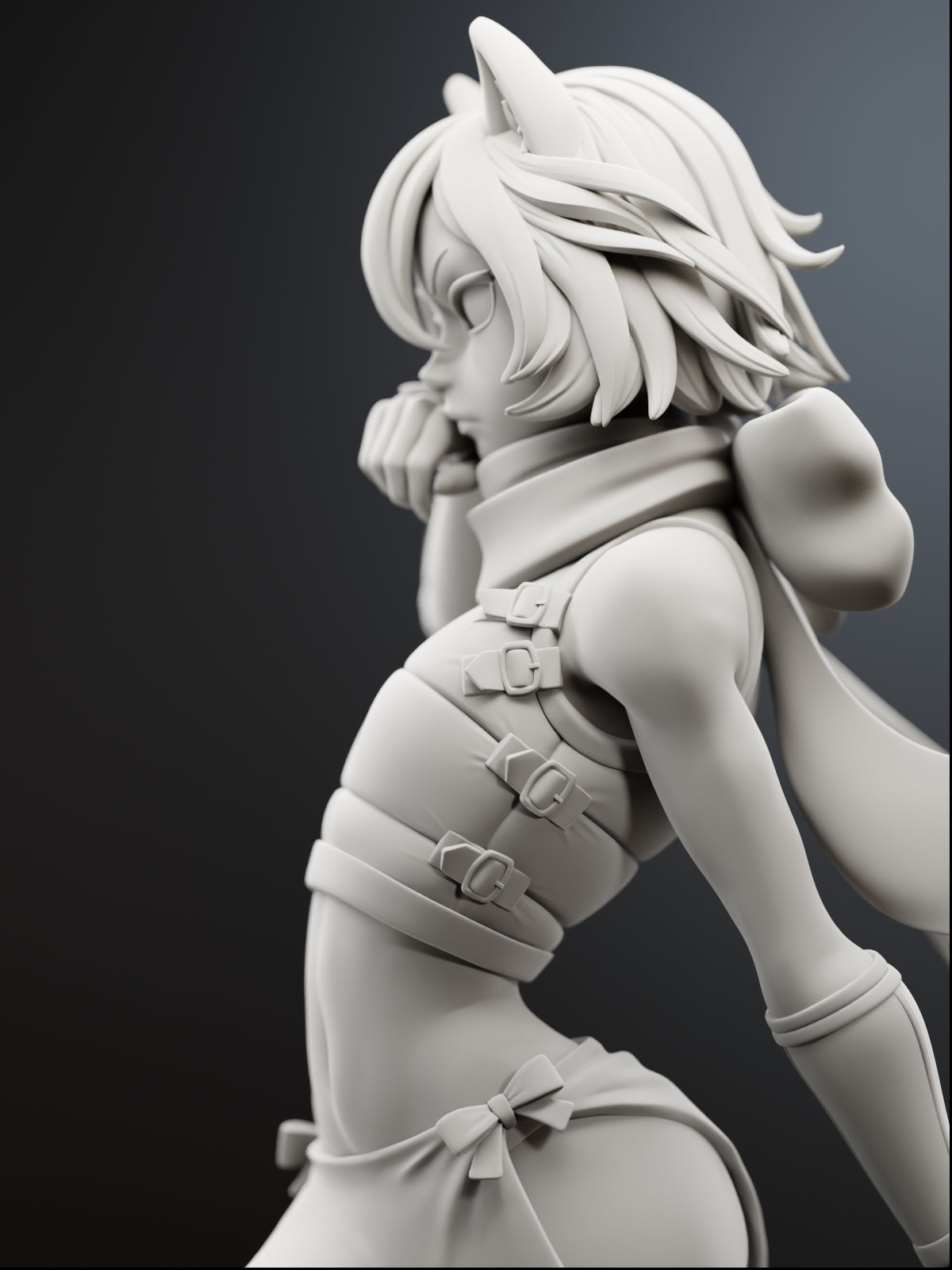 The Feral Blade Statue