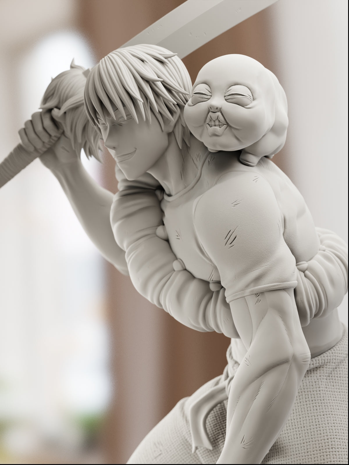The Sorcerer Killer | Maximum Detailed 12K 3D printed figure