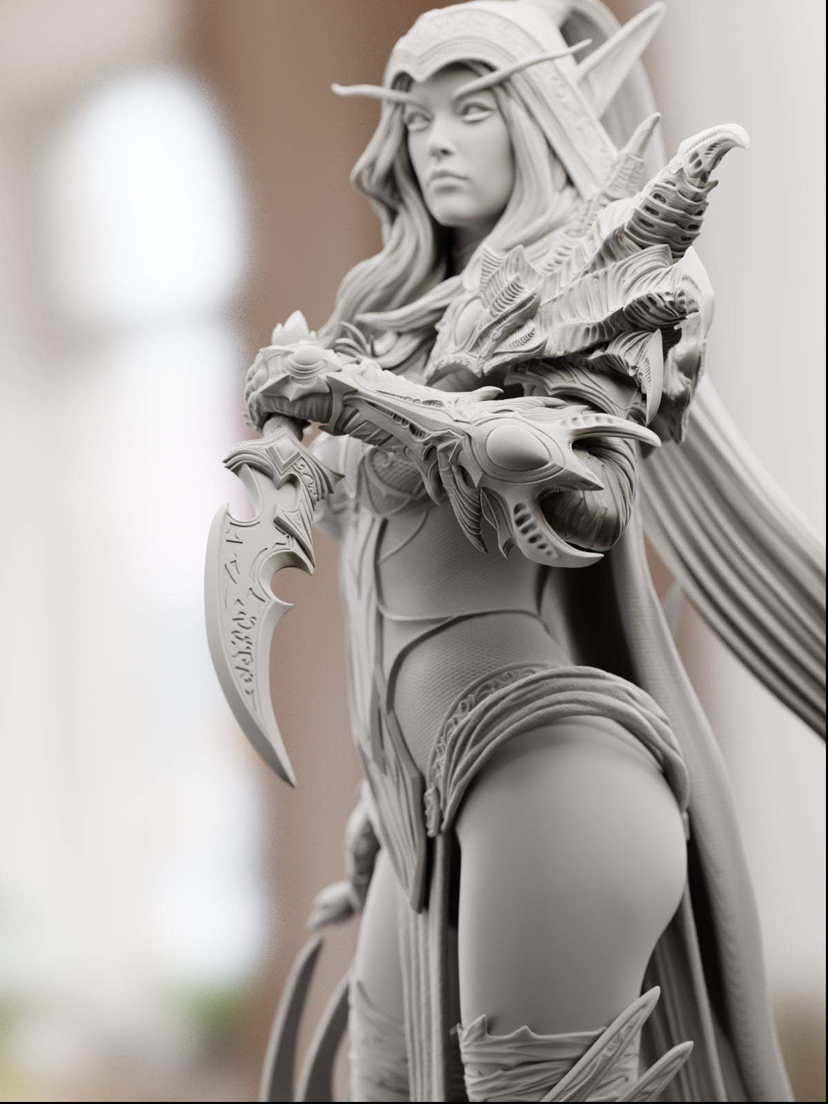 Blood Elf Assassin | Maximum Detailed 12K 3D printed figure