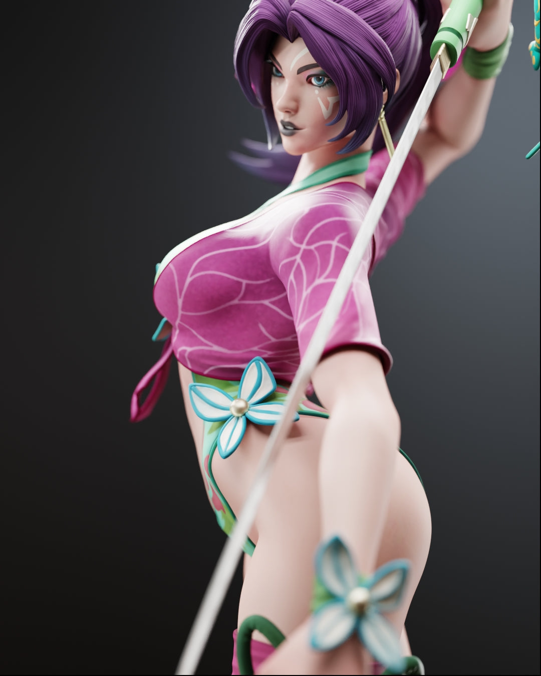 The Psychic Kunoichi Statue