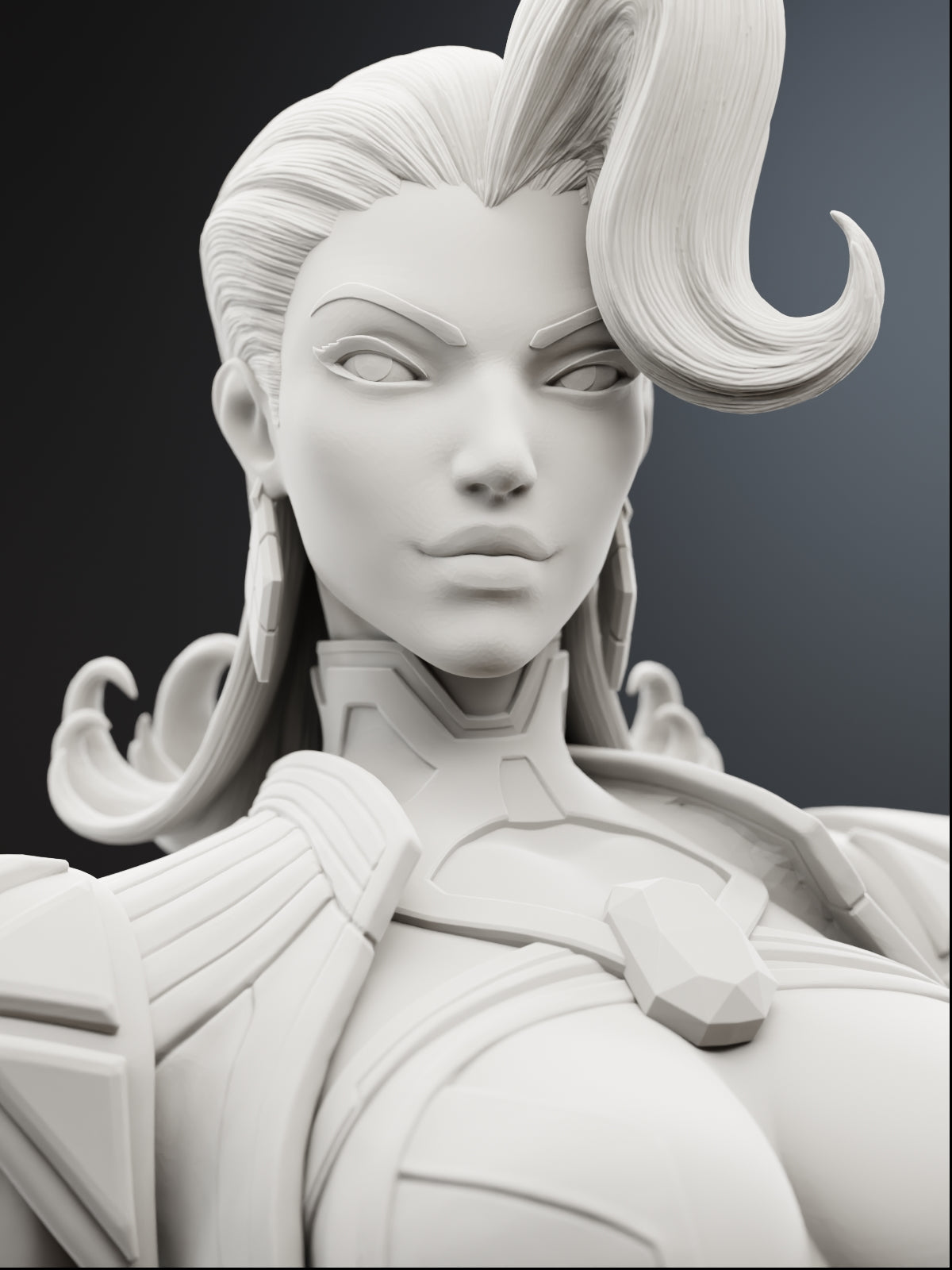 Frost Revolution | Maximum Detailed 12K 3D printed figure