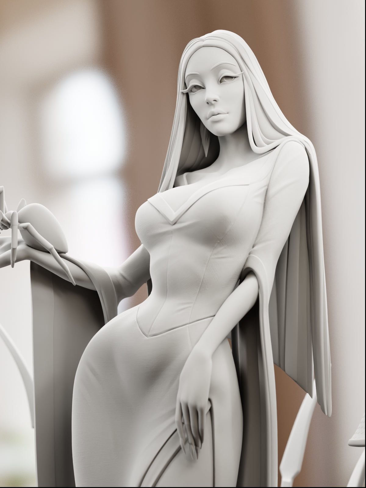 The Gothic Duo | Maximum Detailed 12K 3D printed figure