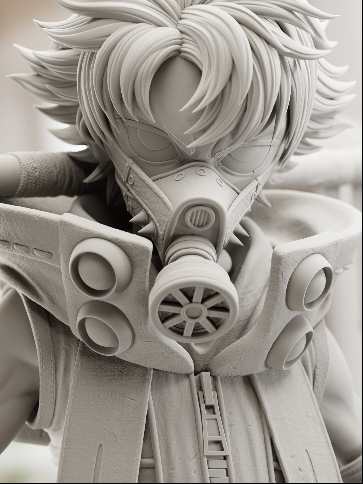 The Trash Warrior | Maximum Detailed 12K 3D printed figure