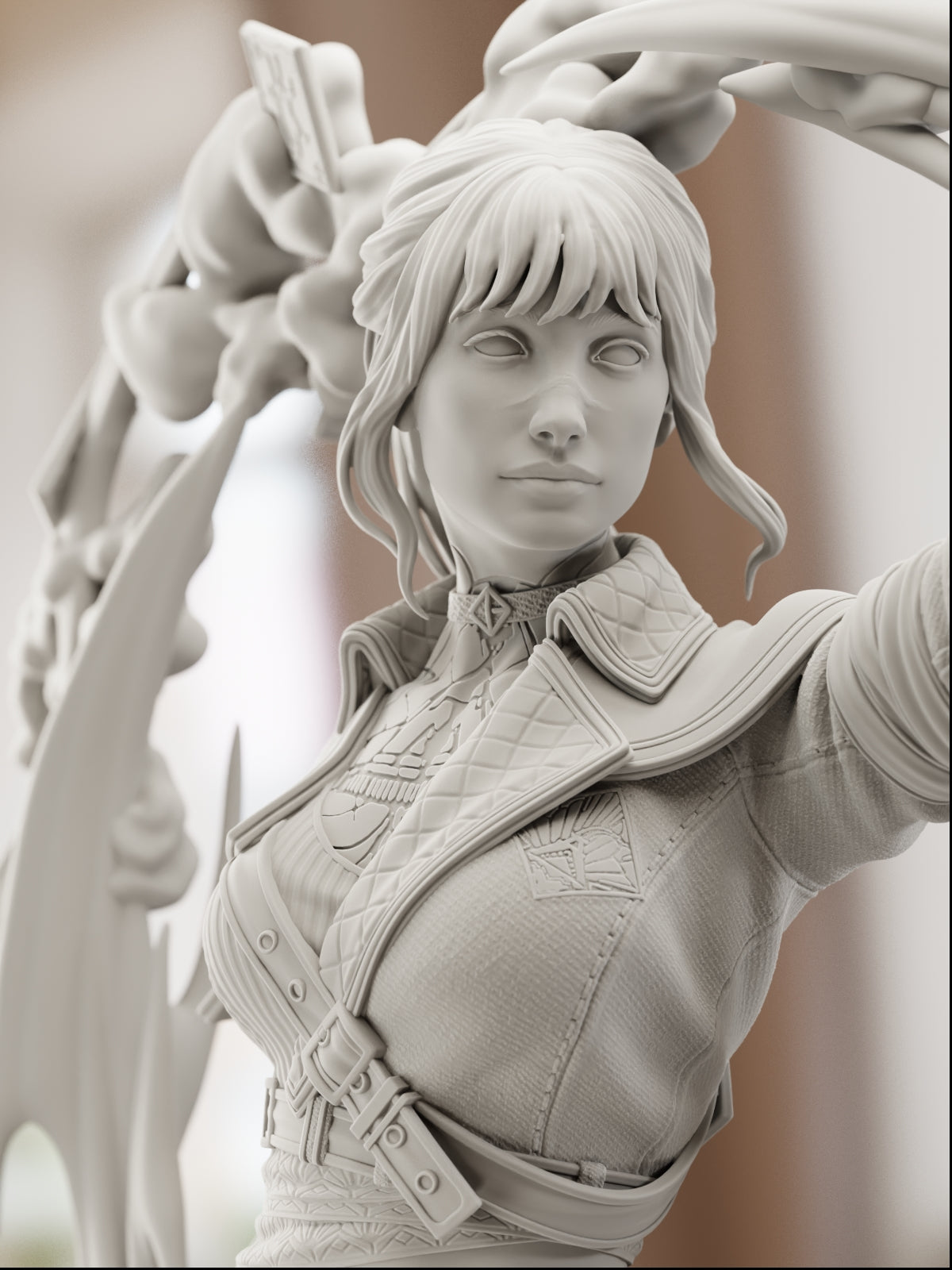 The Tarot Wielder | Maximum Detailed 12K 3D printed figure