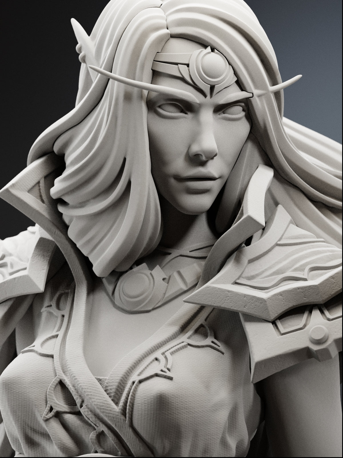 The Harbinger (Bust) | Maximum Detailed 12K 3D printed figure