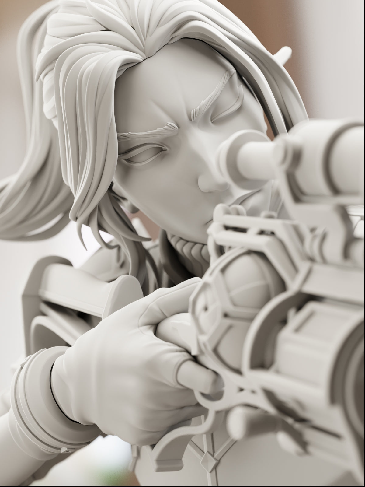 The Sharpshooter | Maximum Detailed 12K 3D printed figure