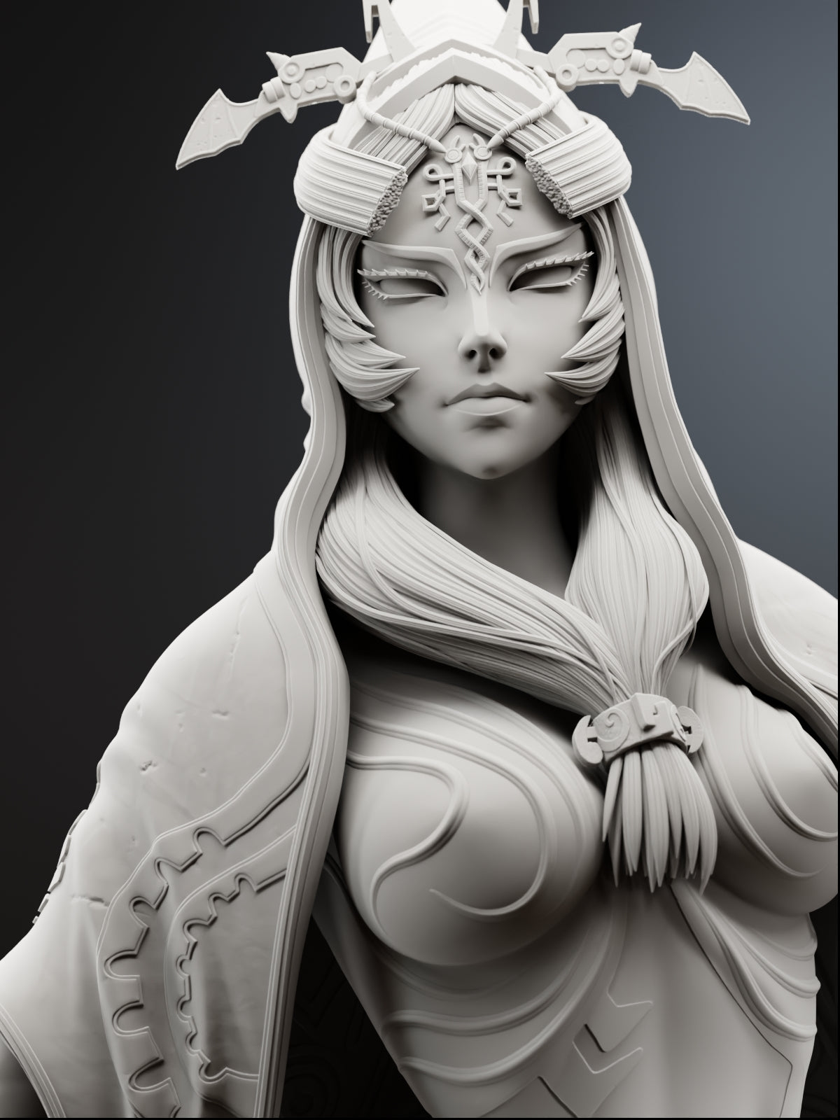 The Twilight Queen | Maximum Detailed 12K 3D printed figure