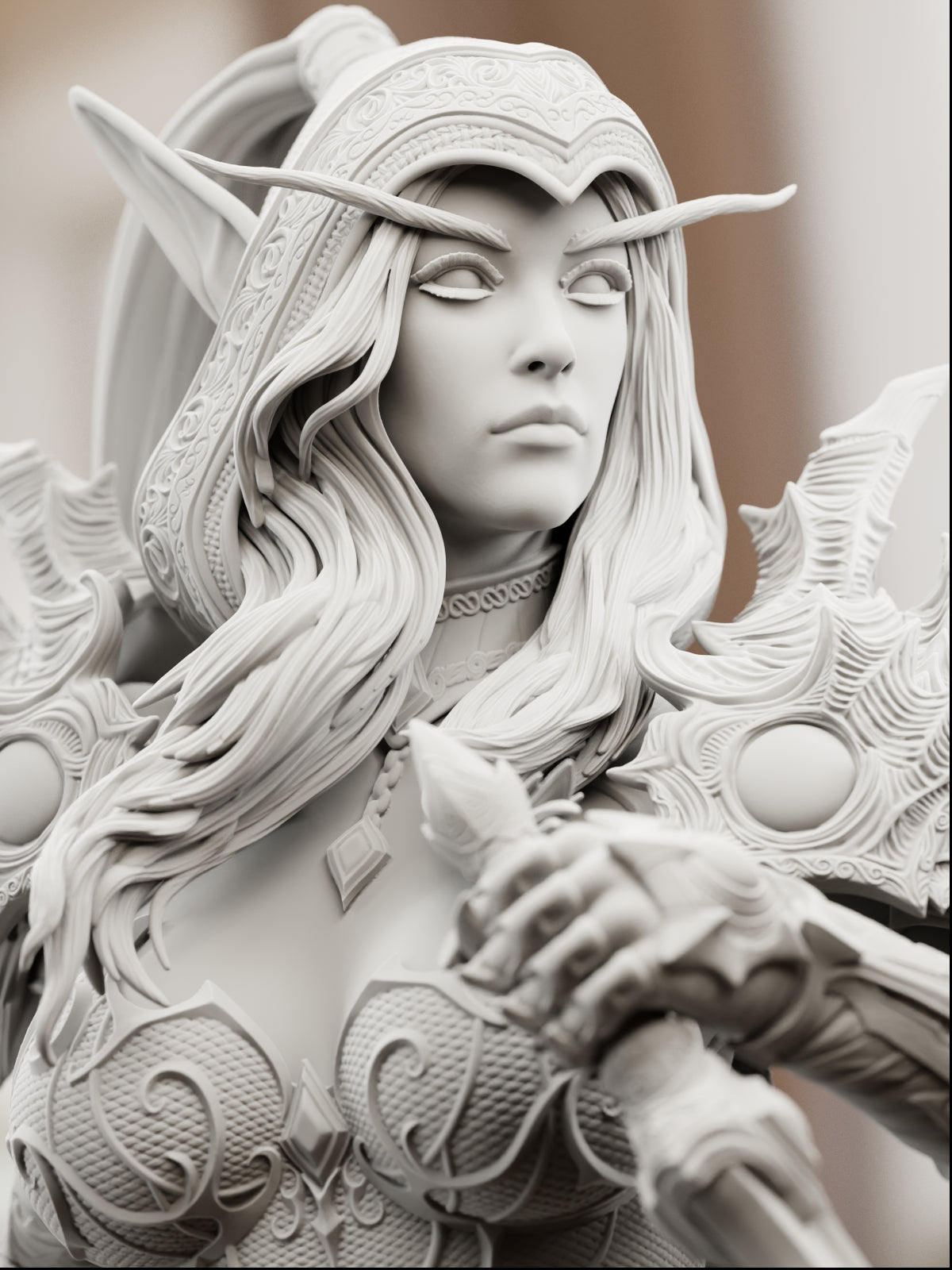 Blood Elf Assassin | Maximum Detailed 12K 3D printed figure