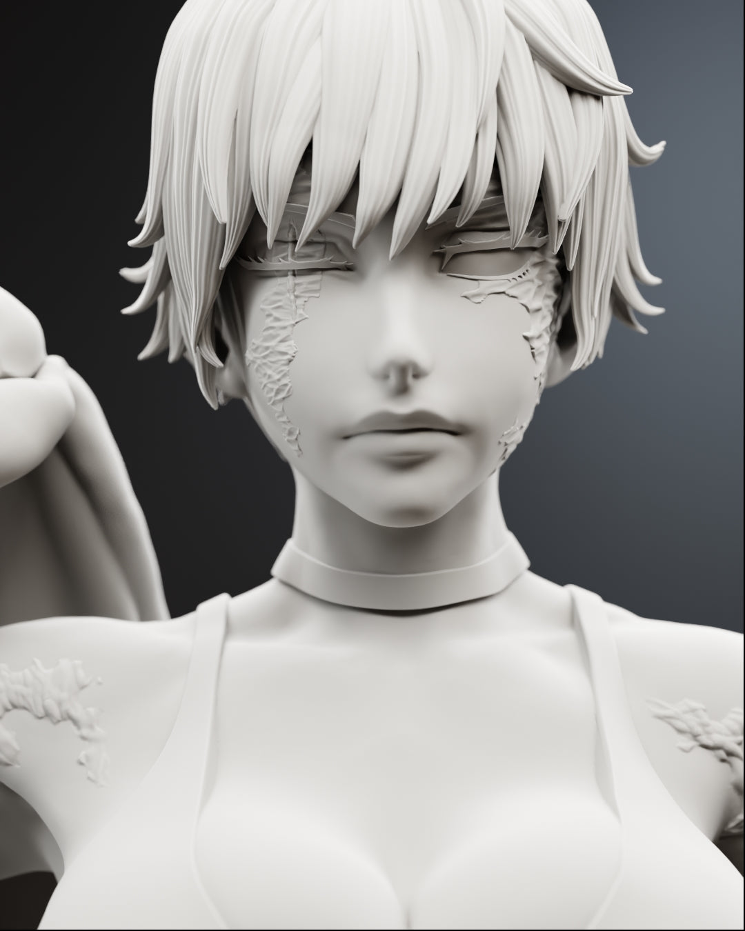 Split Soul Maki Statue