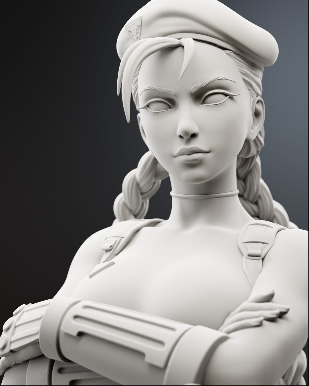 Braided Fighter Statue