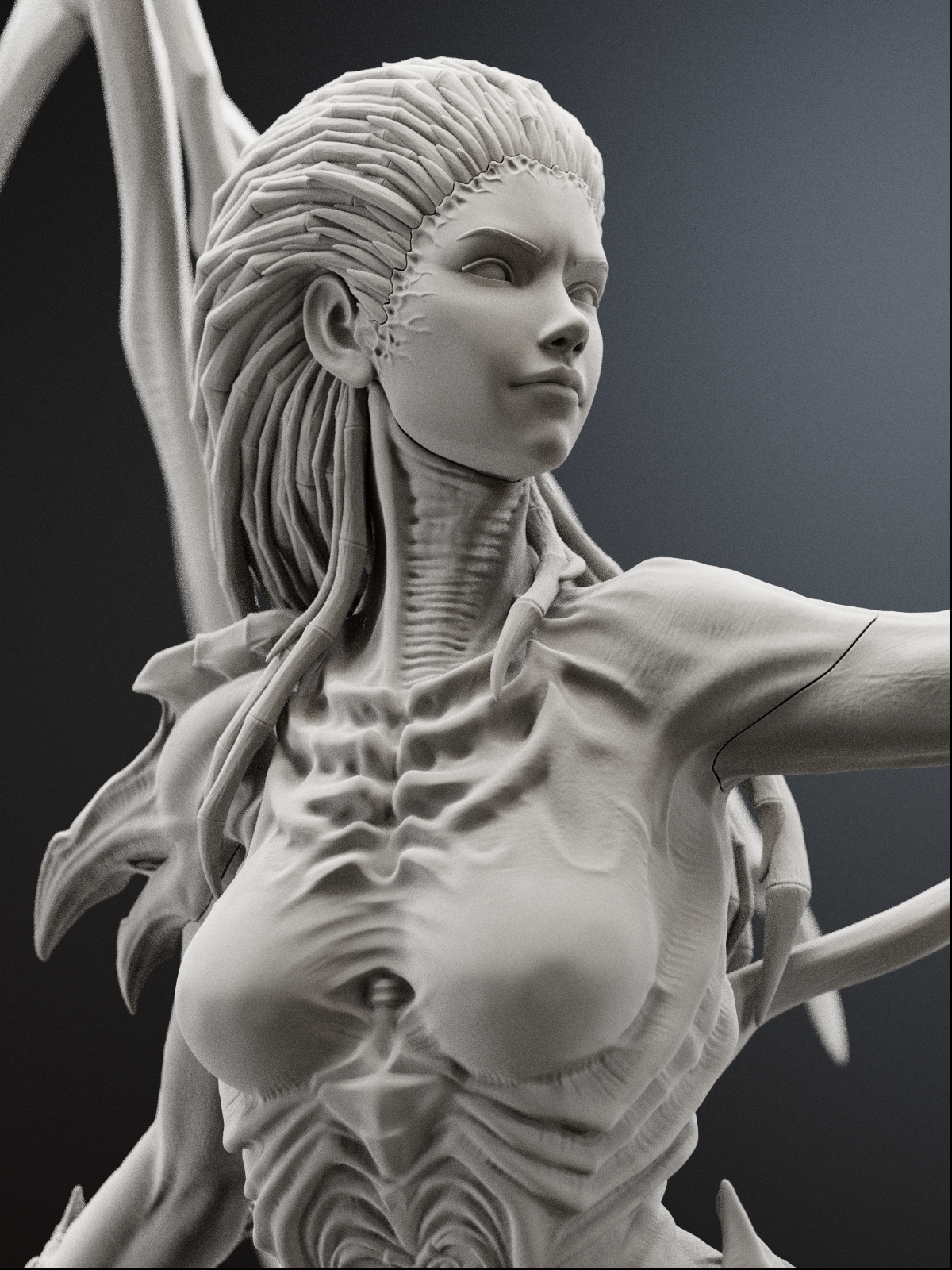 Queen of Blades Statue