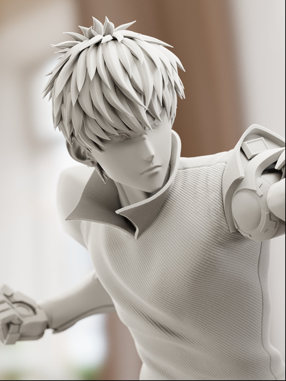 The Demon Cyborg | Maximum Detailed 12K 3D Printed Figure