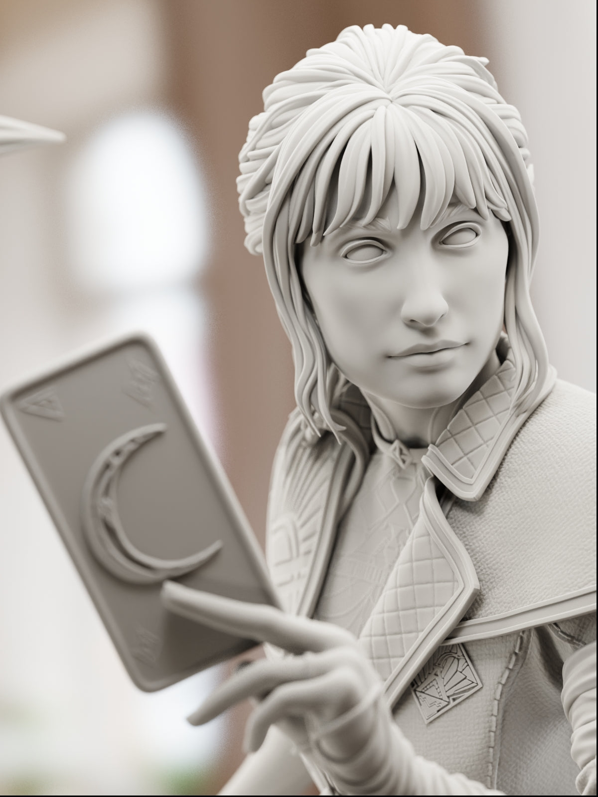 The Moon's Whisper | Maximum Detailed 12K 3D printed figure