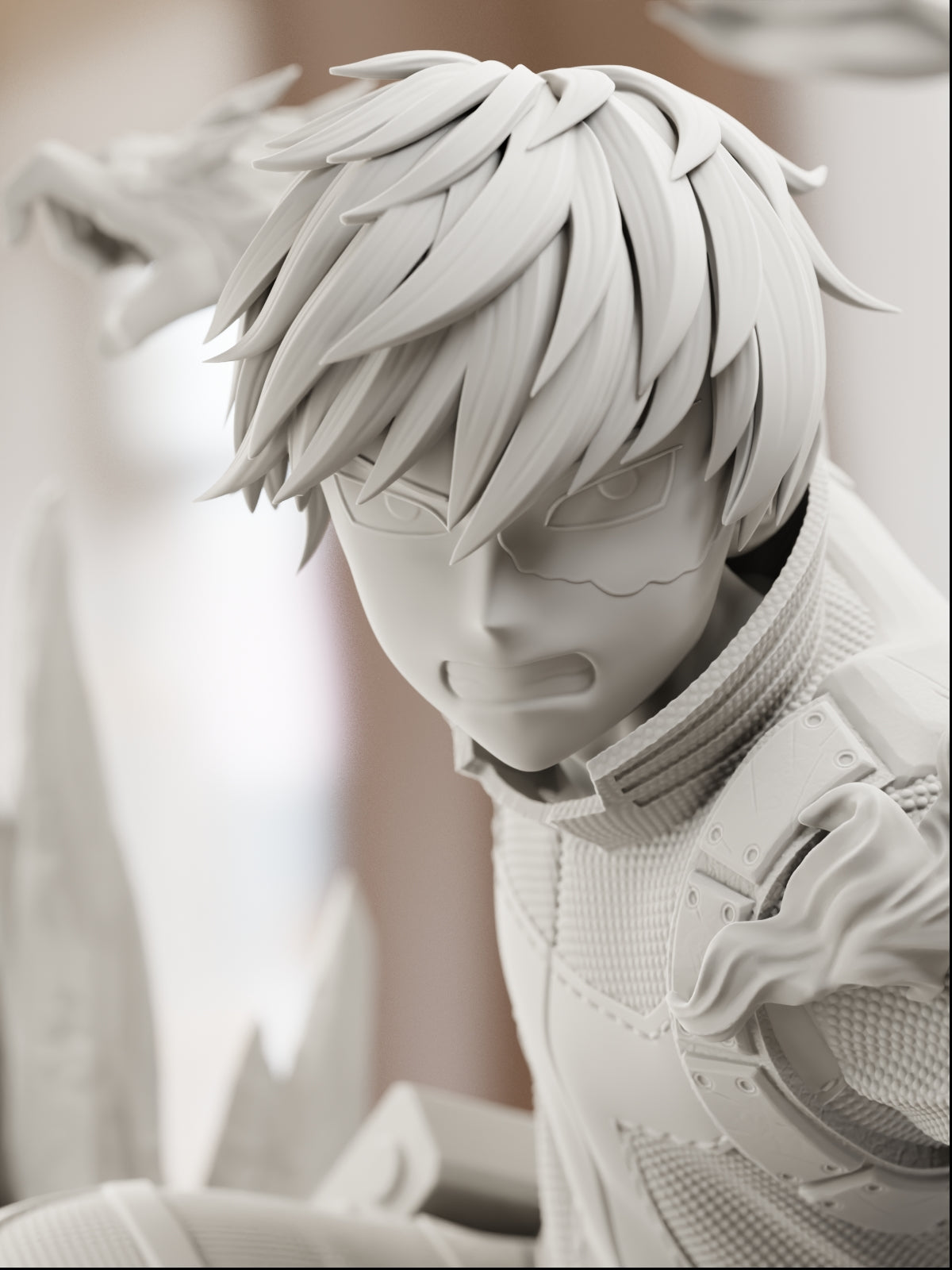 The Fire and Ice | Maximum Detailed 12K 3D Printed Figure