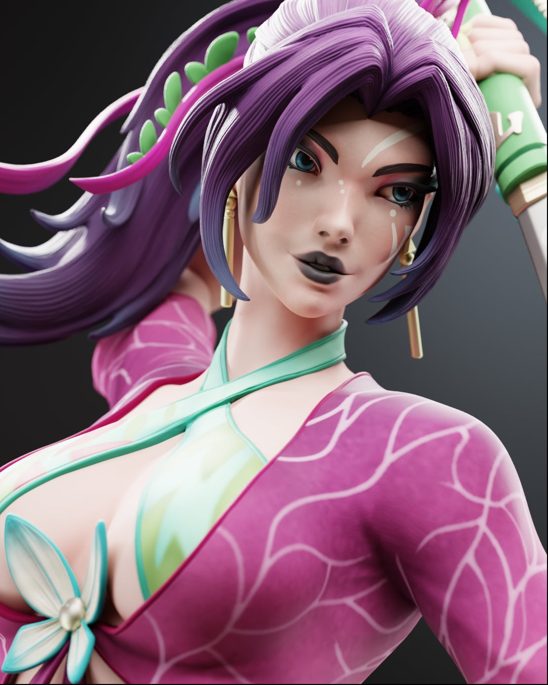 The Psychic Kunoichi Statue