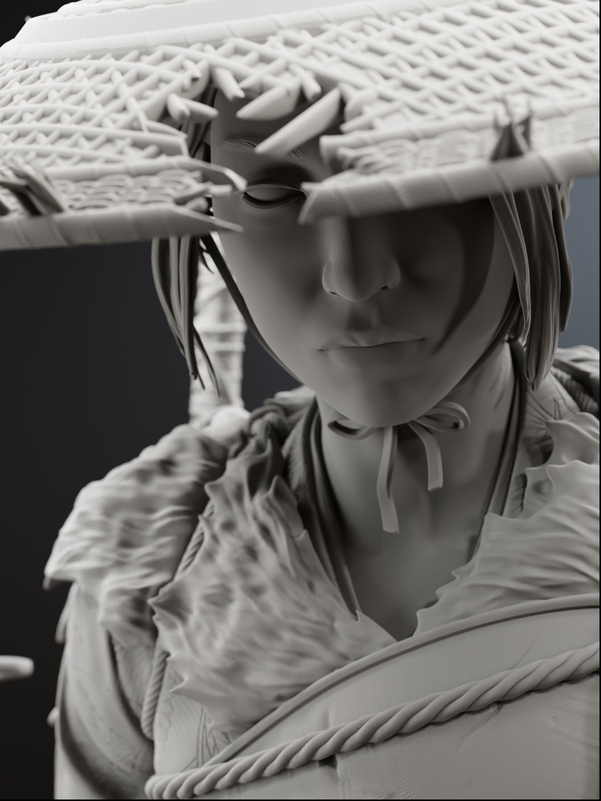 The Silent Ronin | Maximum Detailed 12K 3D printed figure