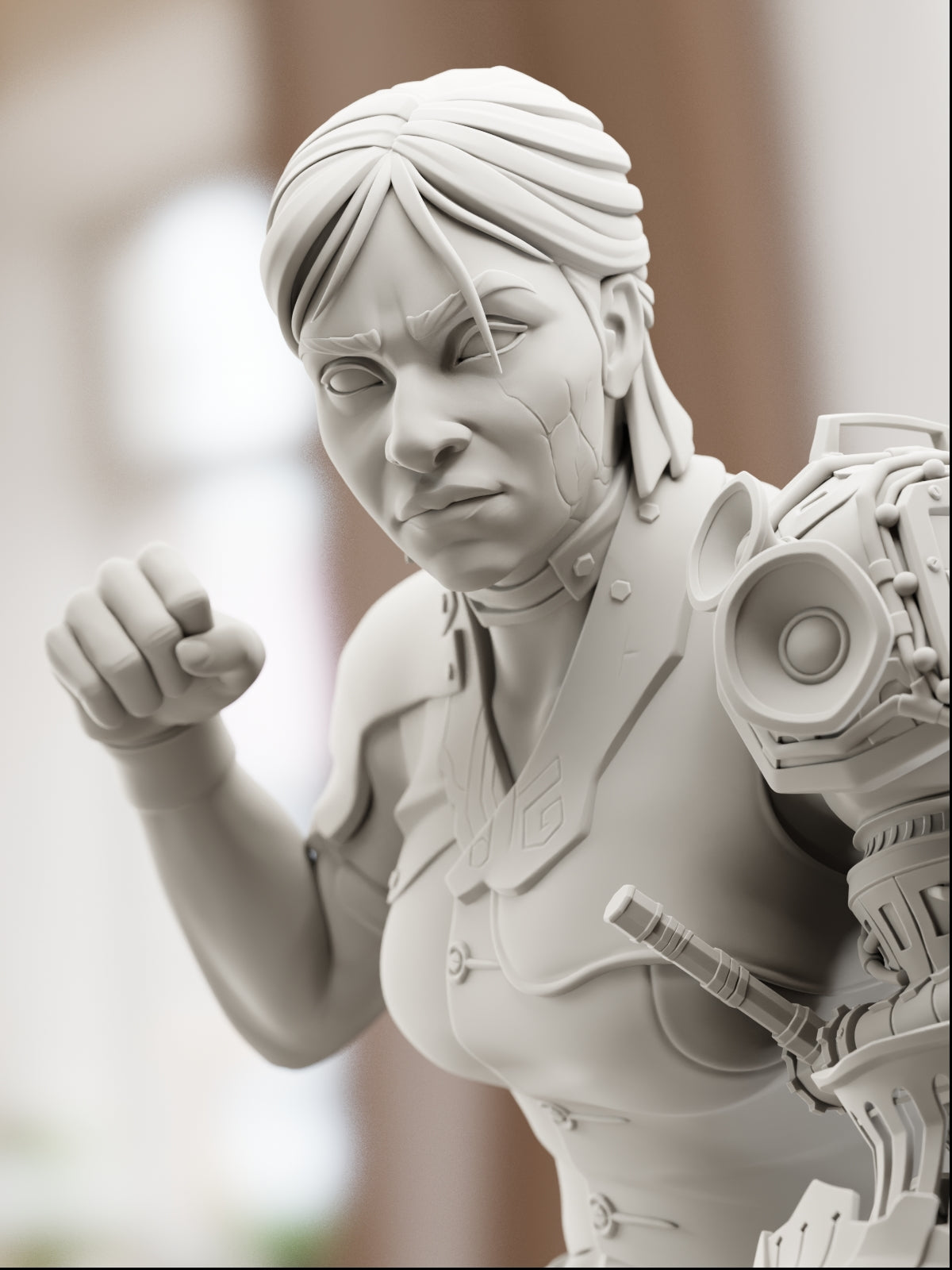 The Shimmer Fist | Maximum Detailed 12K 3D printed figure