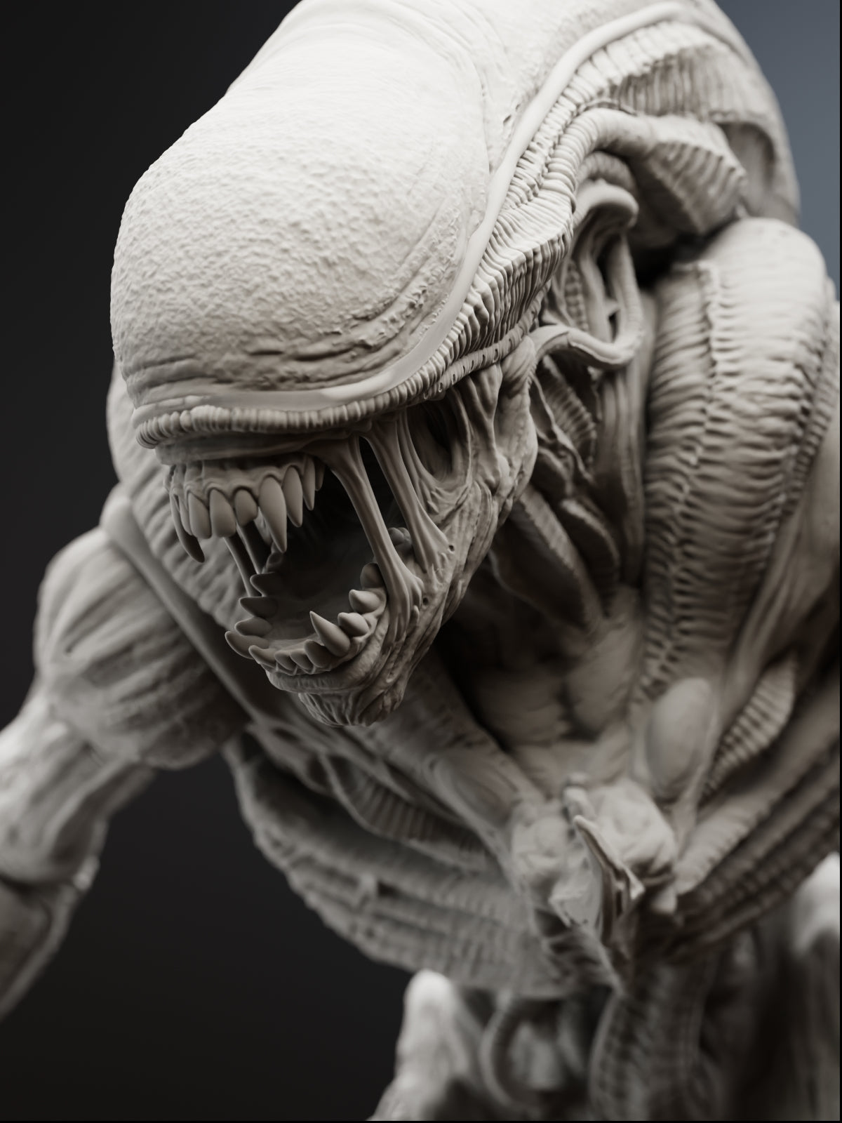 The Alien | Maximum Detailed 12K 3D printed figure