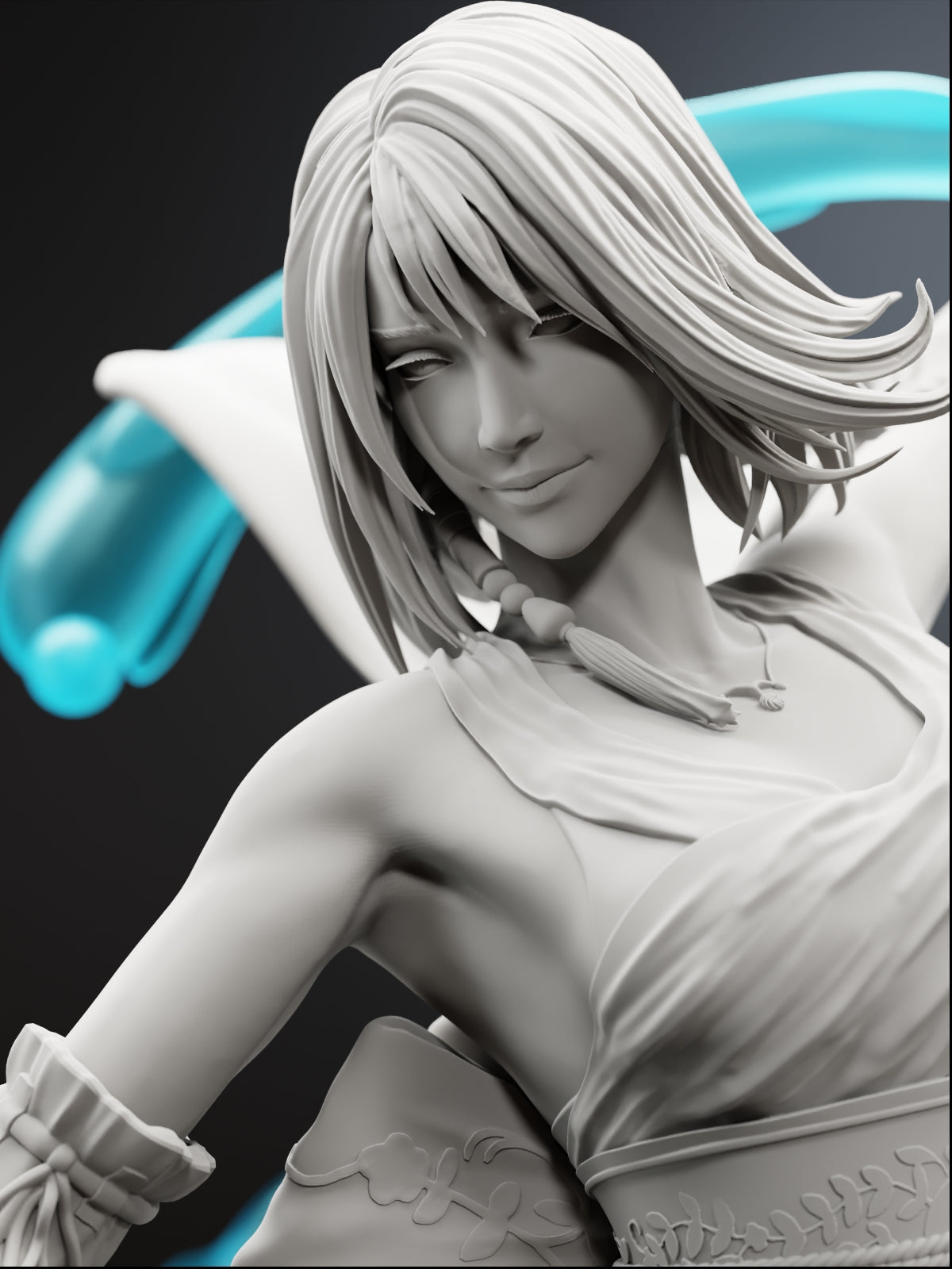 The Wave-Dancer | Maximum Detailed 12K 3D printed figure