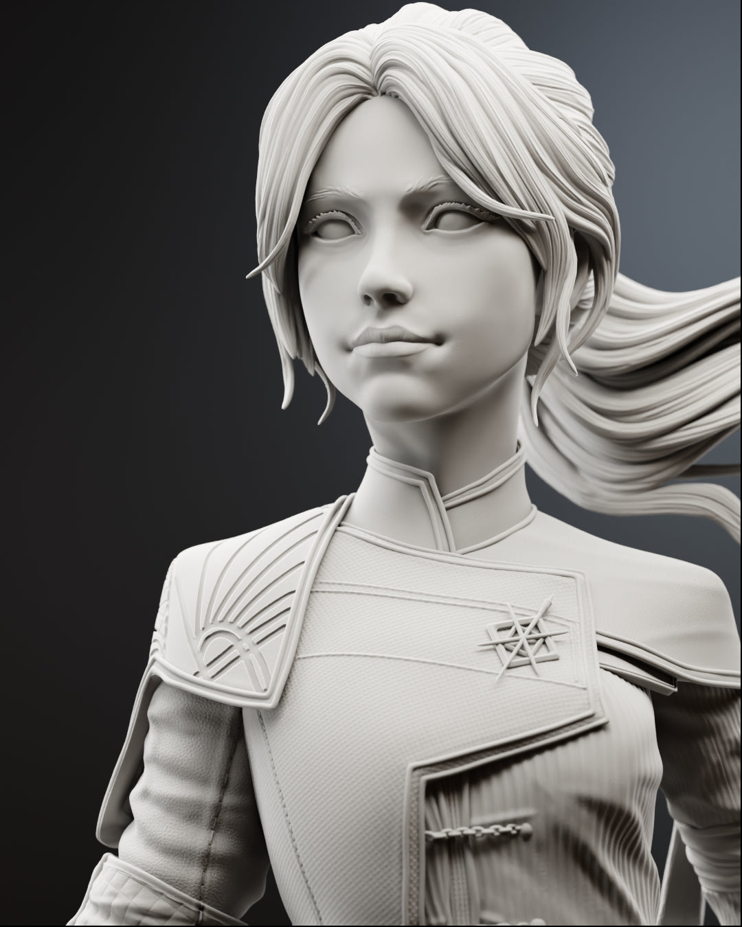 Roseblade Maelle Statue
