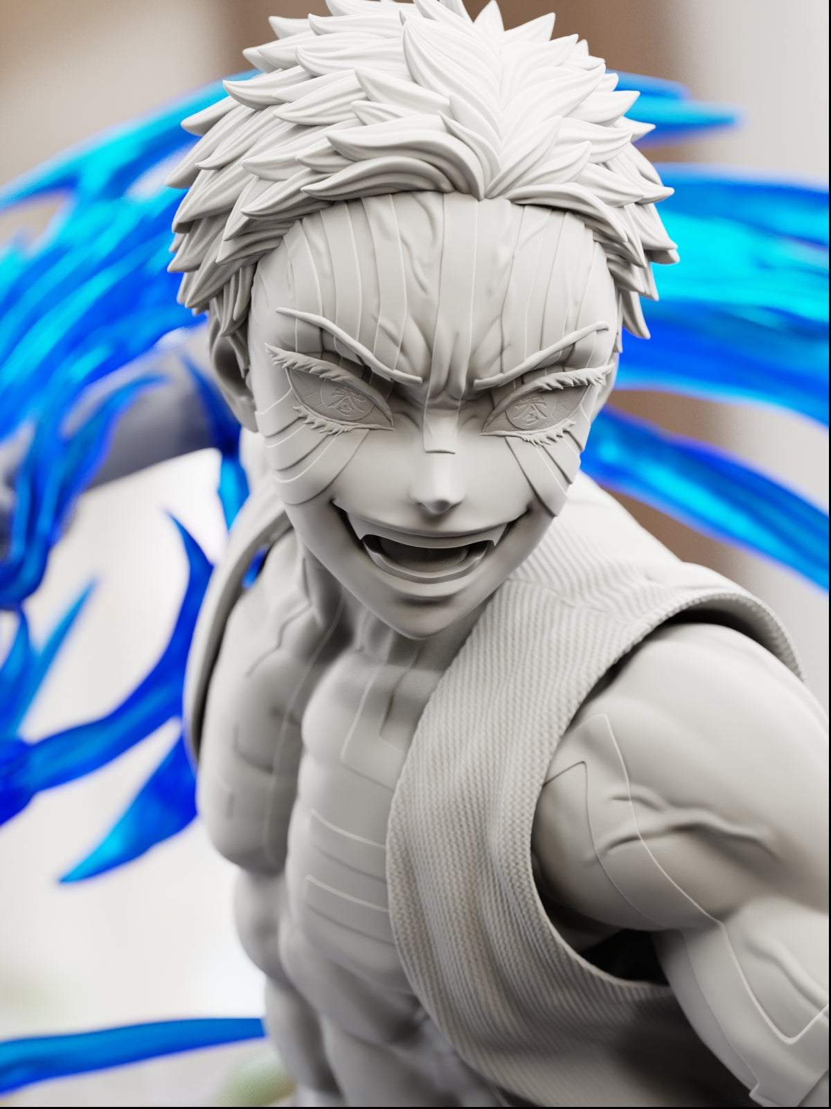 Upper Moon Three | Maximum Detailed 12K 3D printed figure