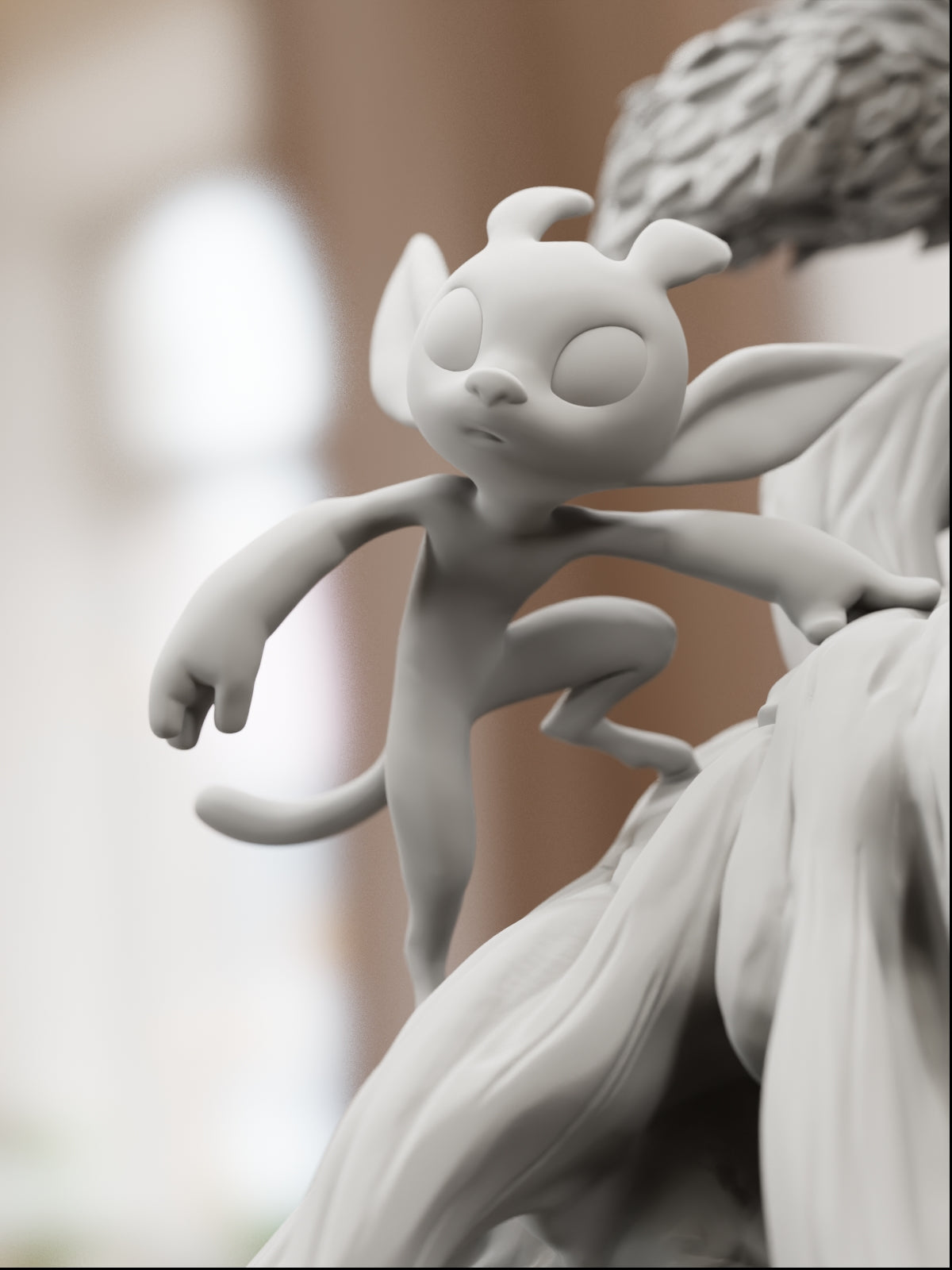 The Guardian Spirit | Maximum Detailed 12K 3D printed figure