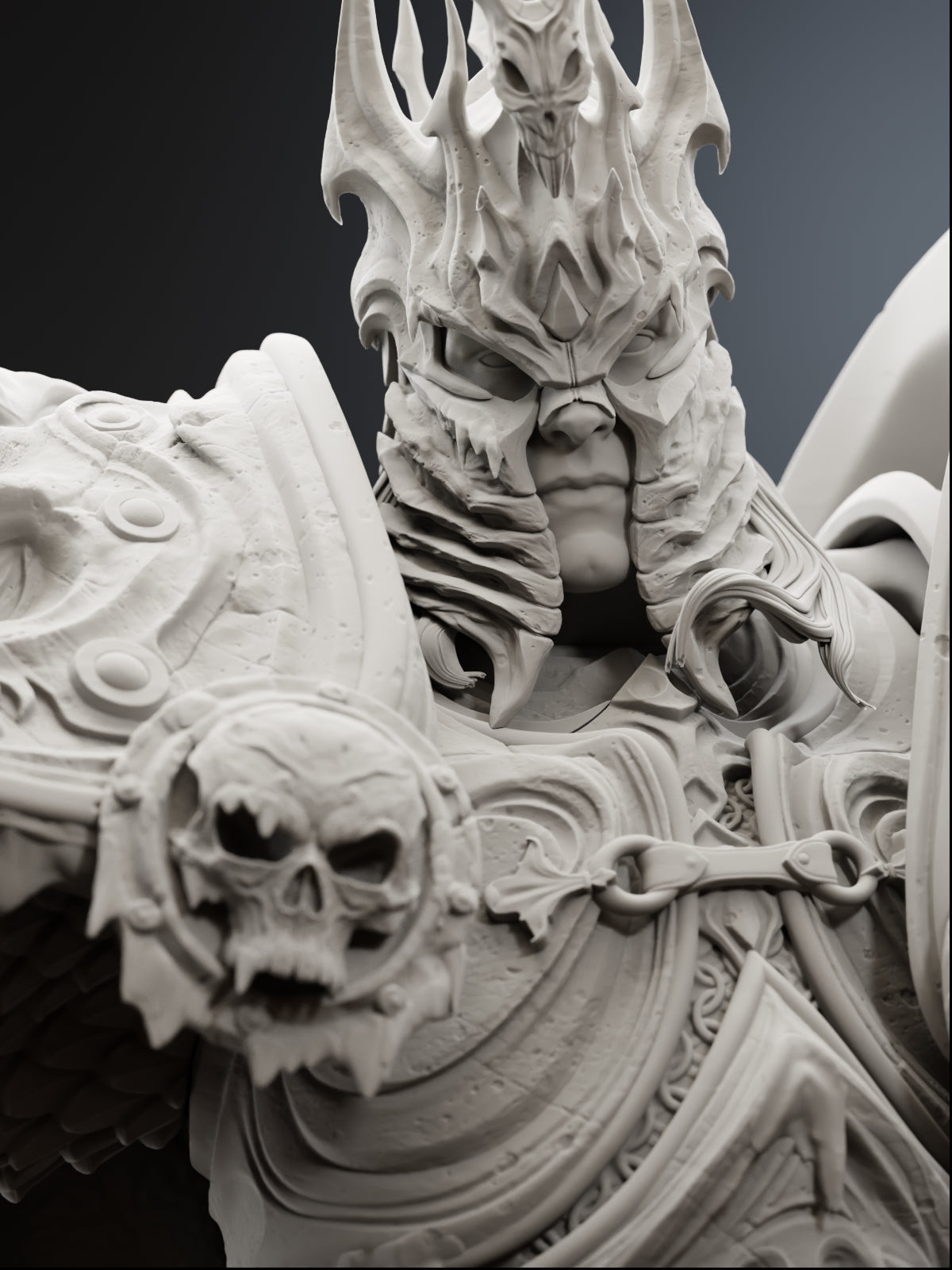 The Icecrown | Maximum Detailed 12K 3D printed figure