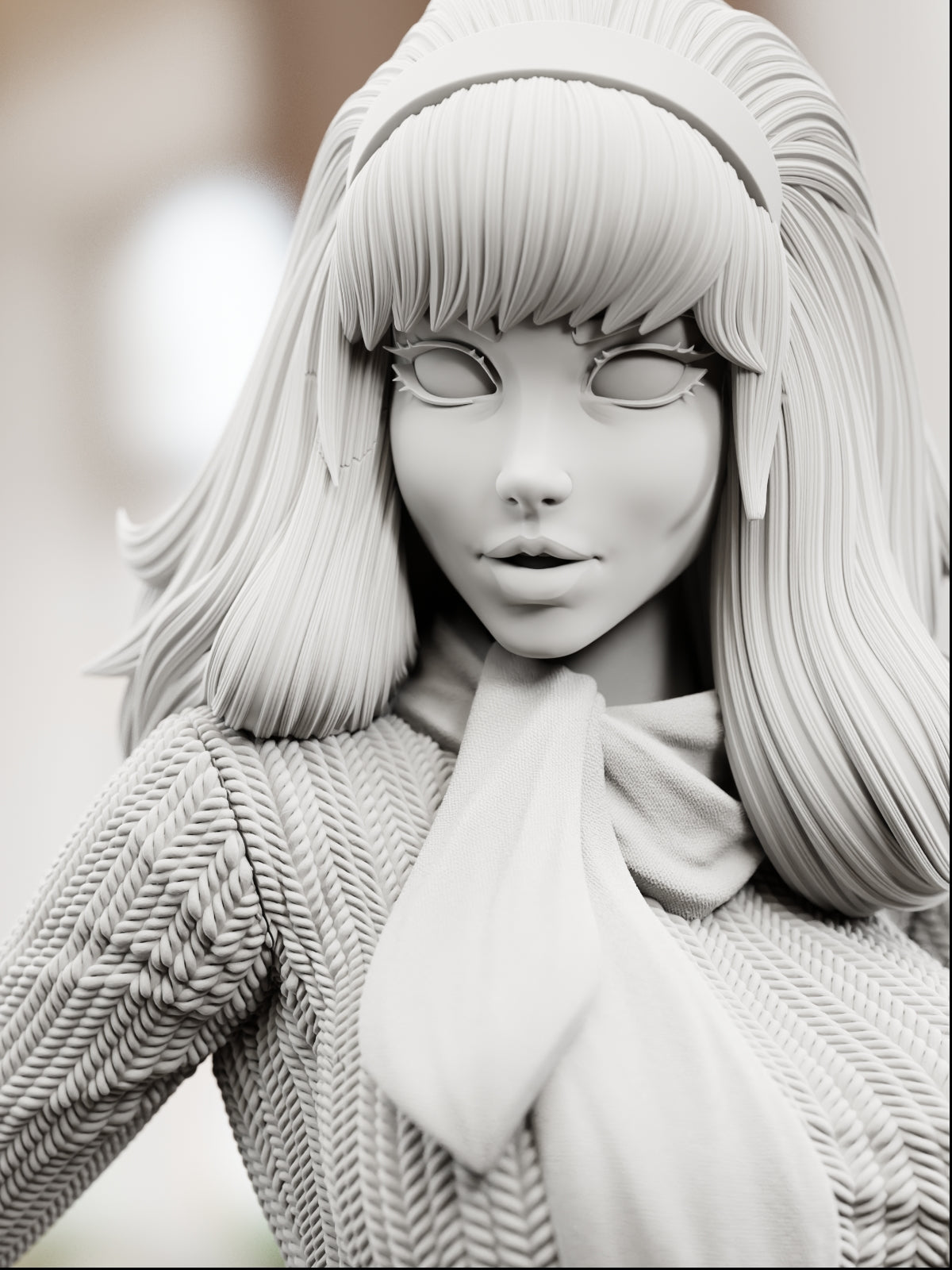 The Glamorous Sleuth | Maximum Detailed 12K 3D printed figure