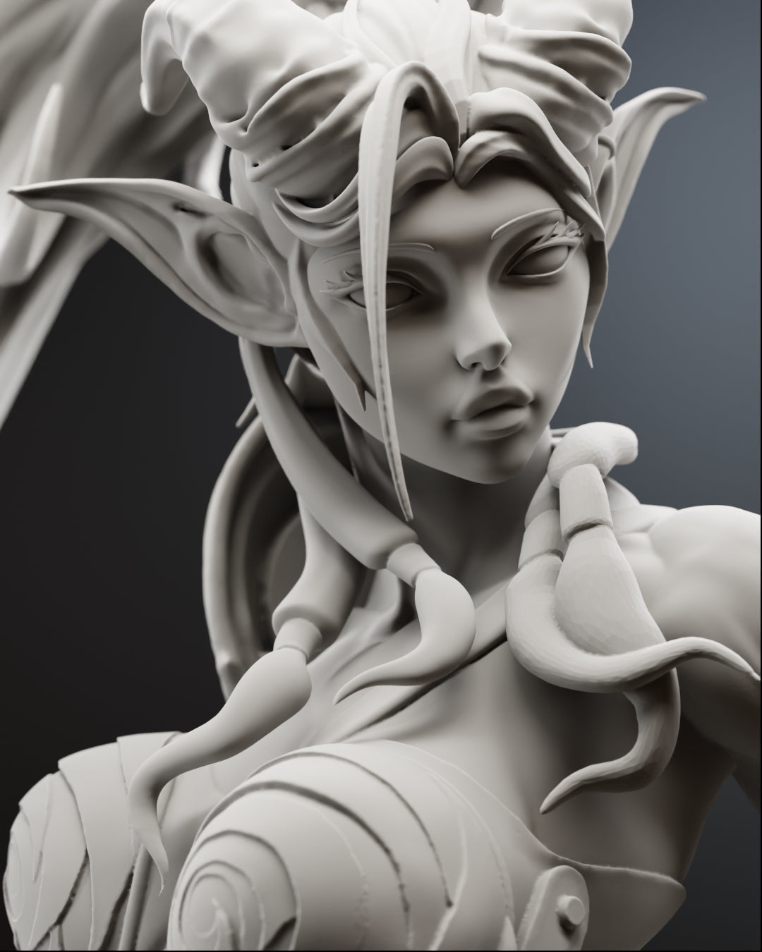 The Astral Huntress Statue