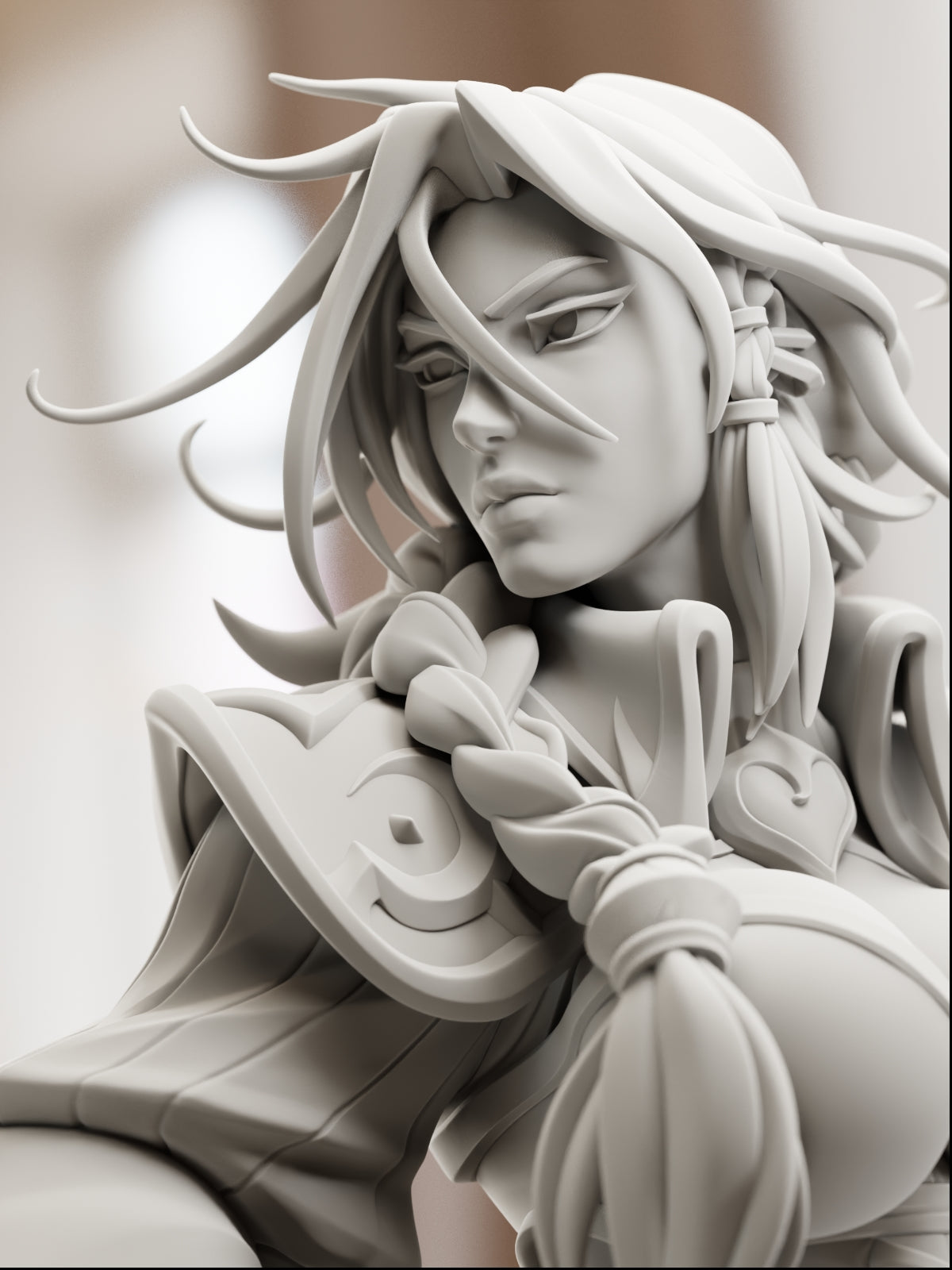 The Gunpowder Queen | Maximum Detailed 12K 3D printed figure