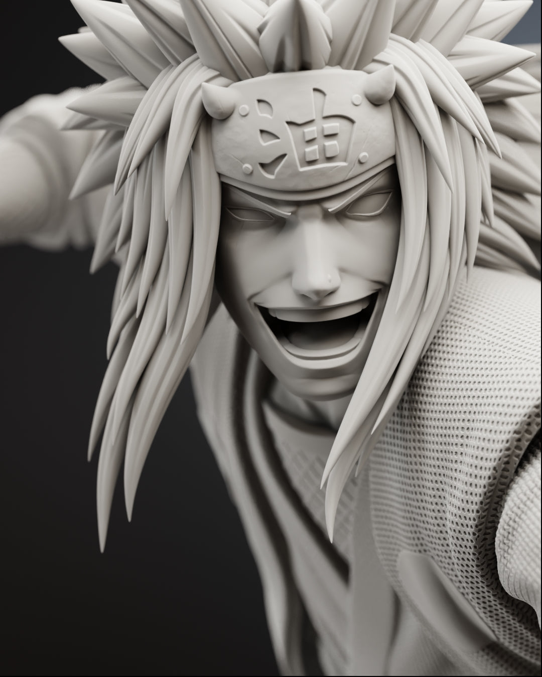The Toad Sage Statue