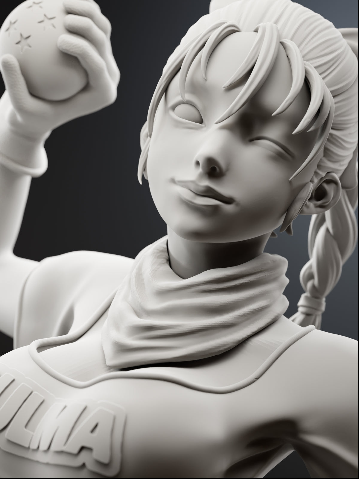 The Capsule Genius Statue
