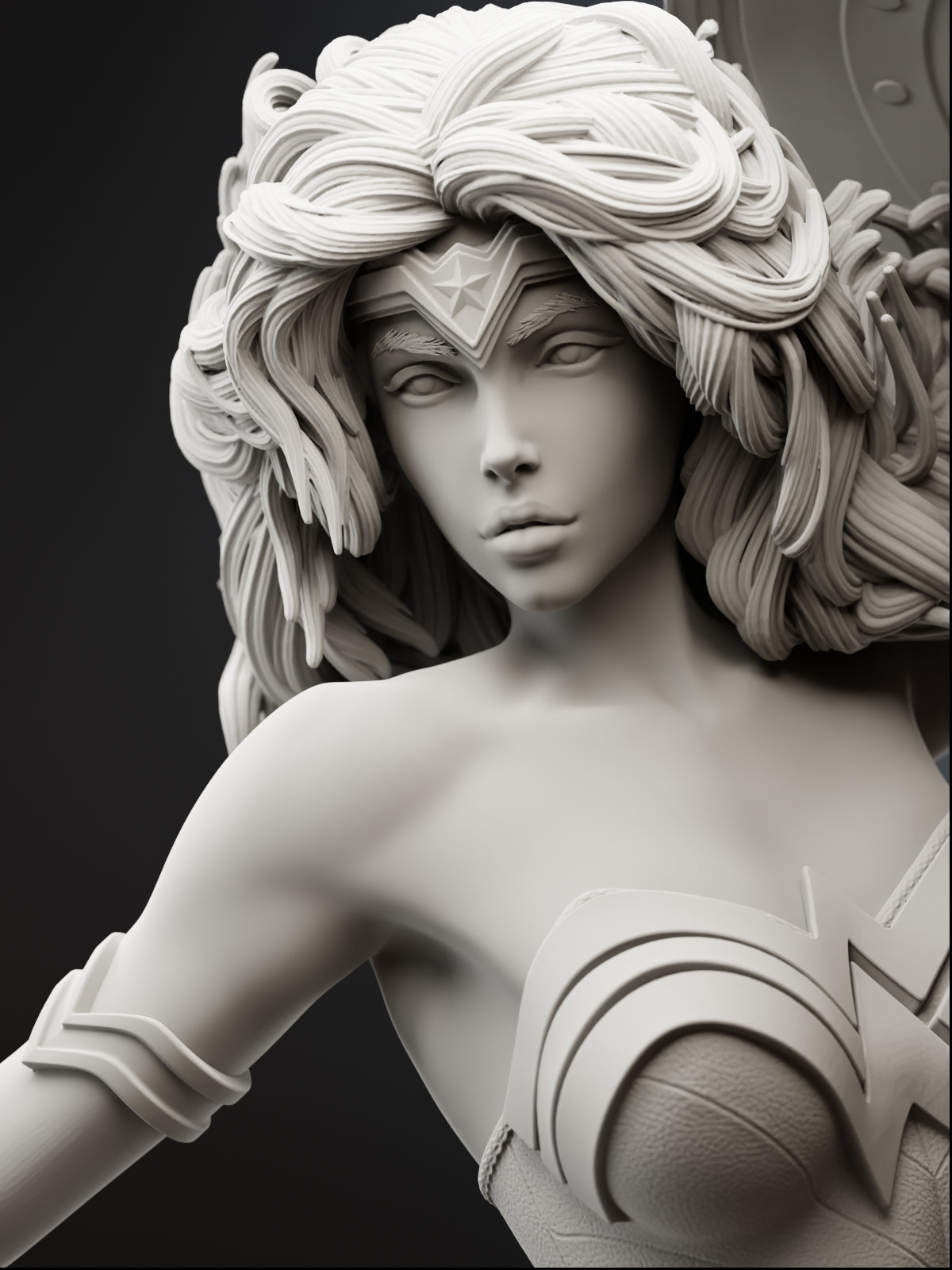 Princess Diana | Maximum Detailed 12K 3D printed figure