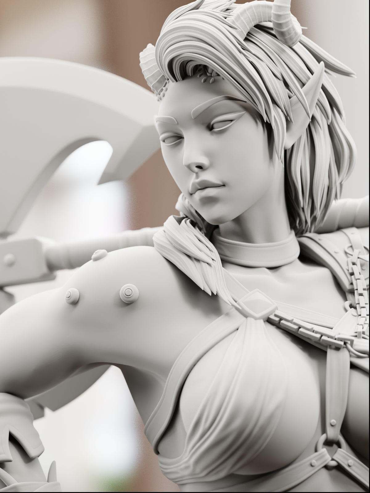 Red Devil Karlach | Maximum Detailed 12K 3D printed figure