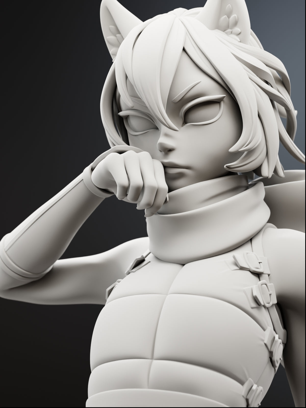 The Feral Blade Statue