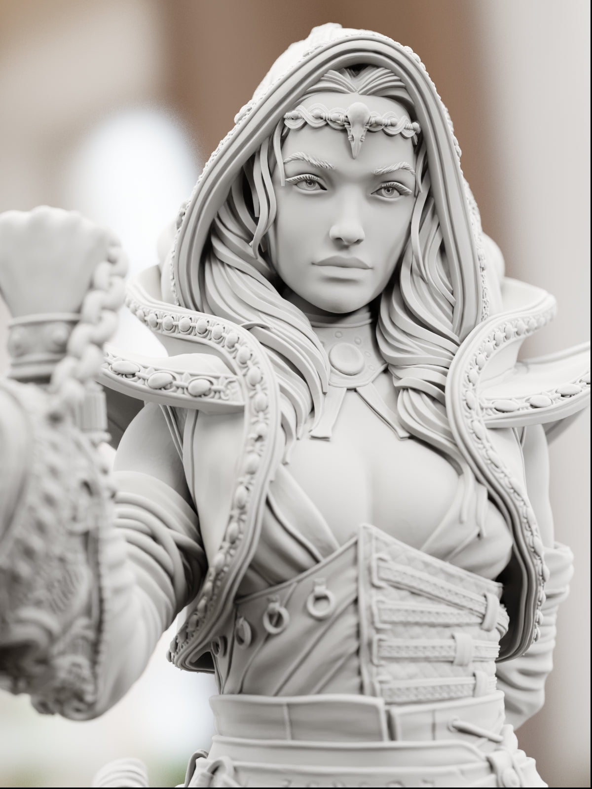 Camelia, The Dark Summoner | Maximum Detailed 12K 3D printed figure