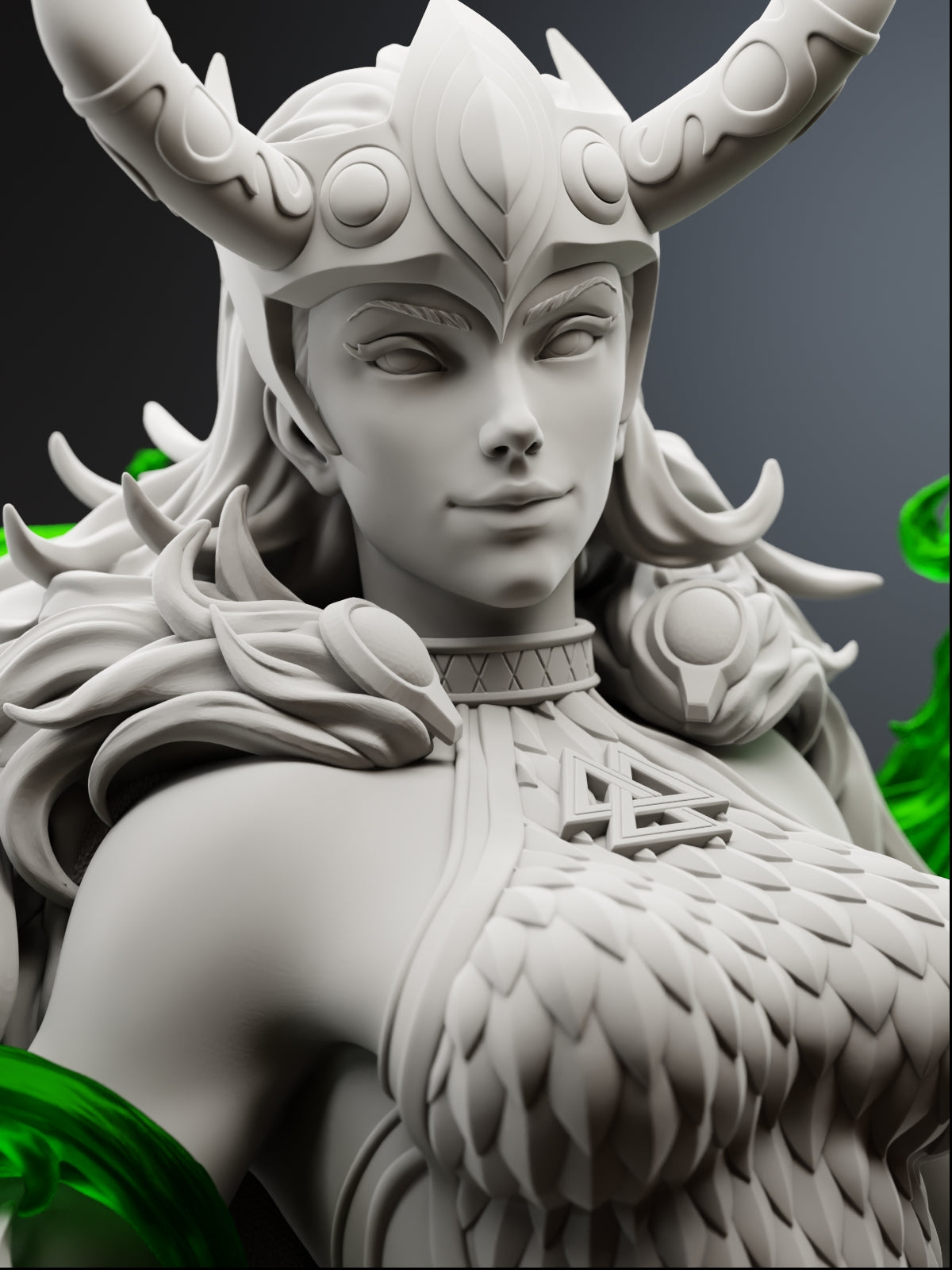 Trickster Serpent Statue