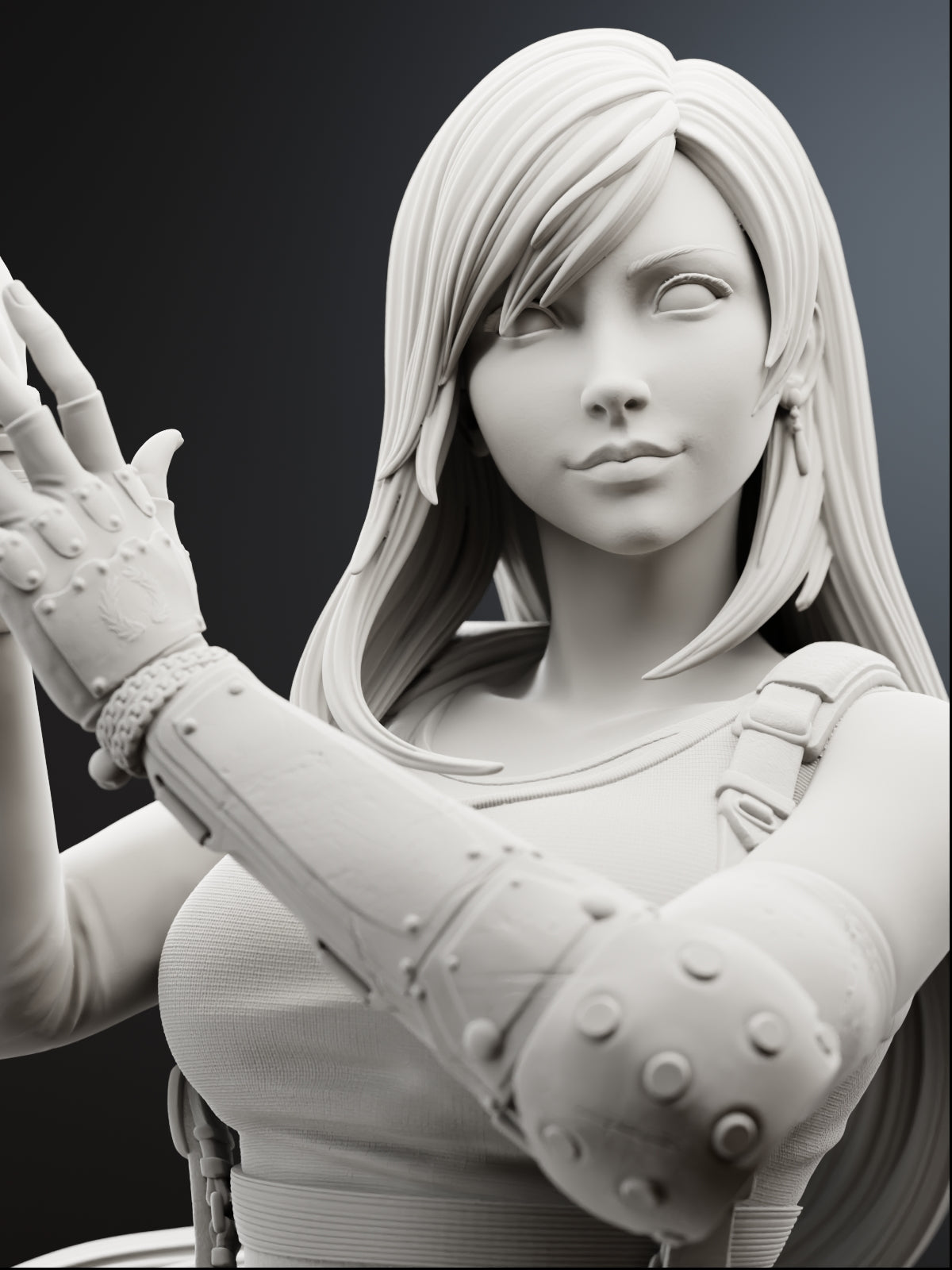 Seventh Heaven Brawler Statue
