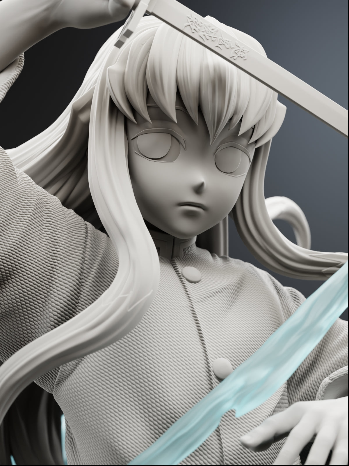 The Mist Pillar | Maximum Detailed 12K 3D Printed Figure