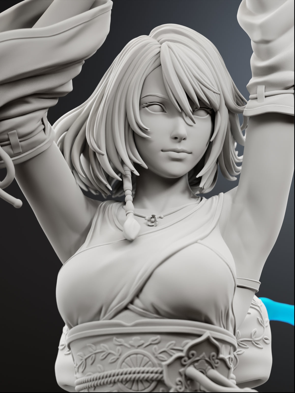 The Summoner of Spira | Maximum Detailed 12K 3D printed figure