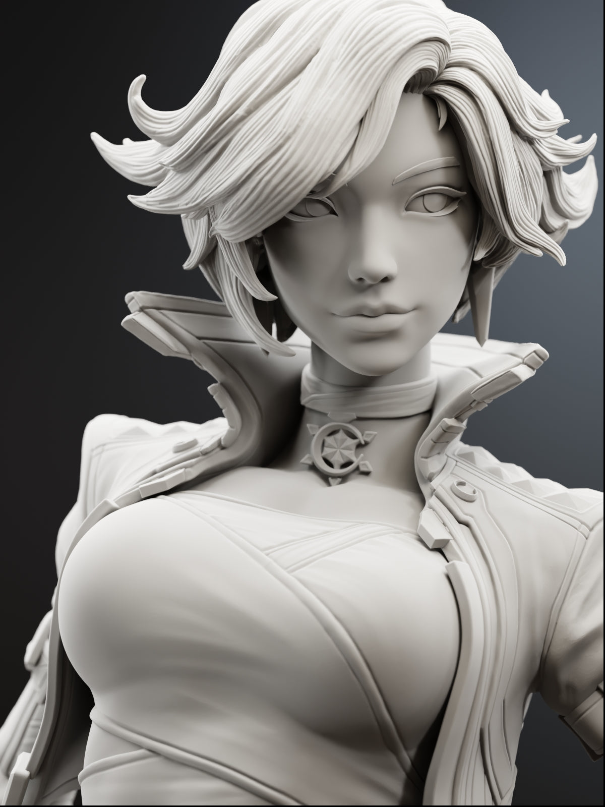 The Ice Idol | Maximum Detailed 12K 3D printed figure