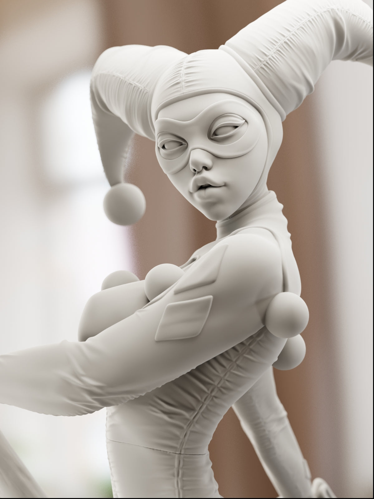 The Clown Princess | Maximum Detailed 12K 3D printed figure