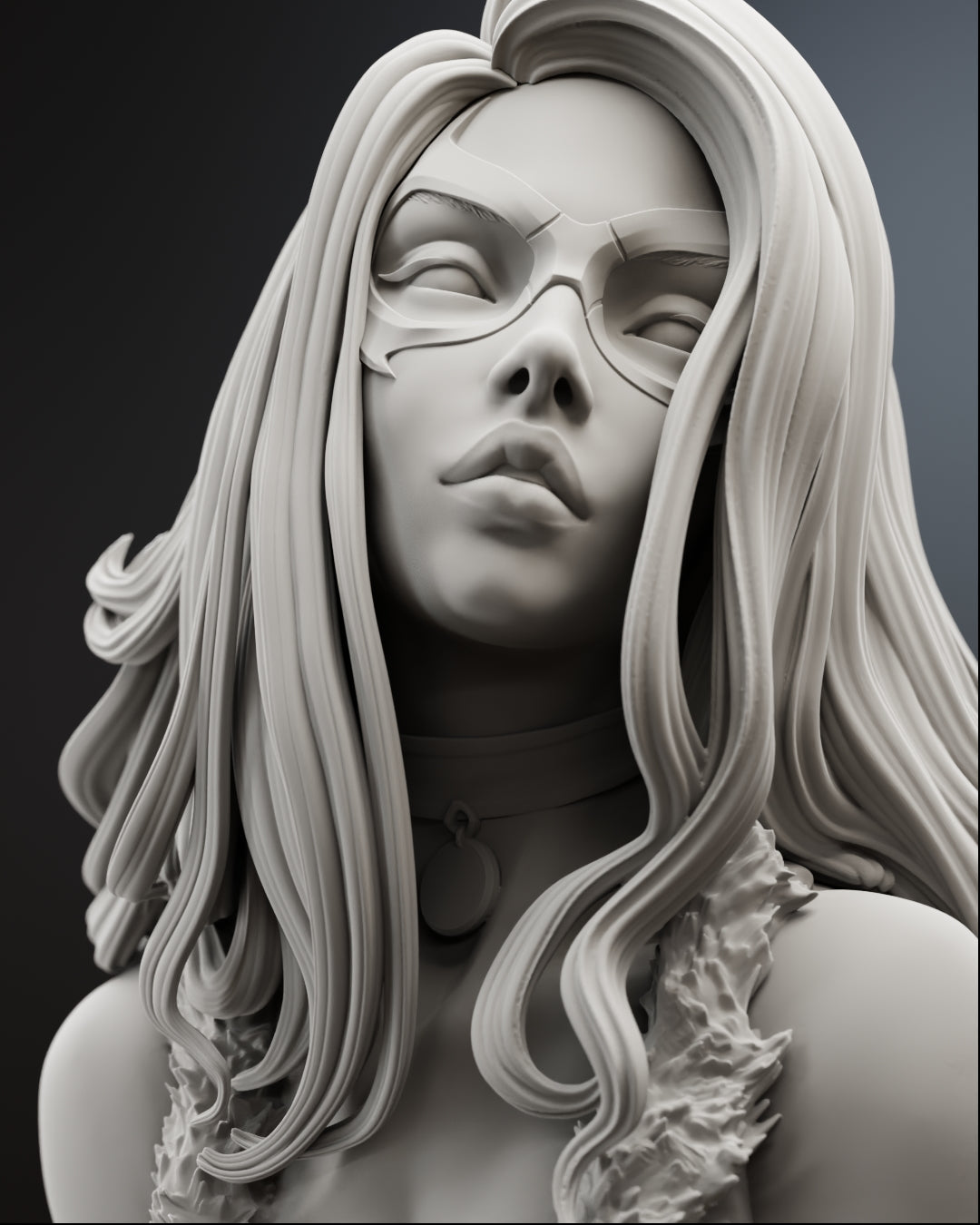 Silk-and-Steel Statue