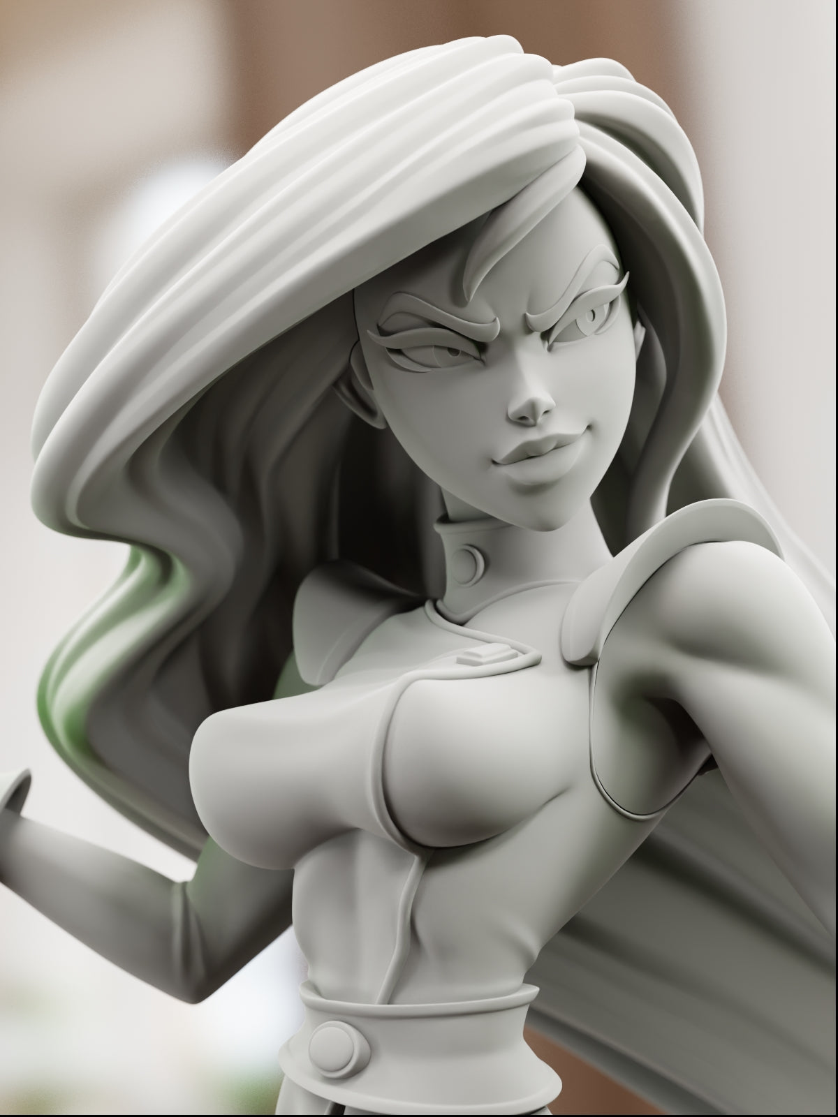 The Emerald Menace | Maximum Detailed 12K 3D printed figure