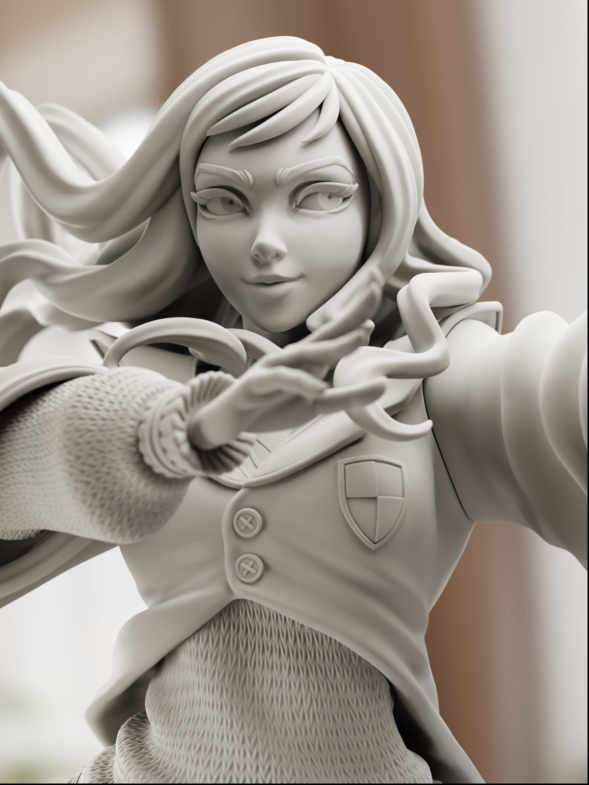 The Brightest Witch | Maximum Detailed 12K 3D printed figure