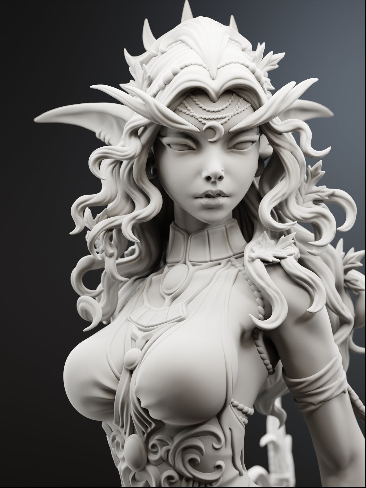 The Moon’s Chosen | Maximum Detailed 12K 3D printed figure