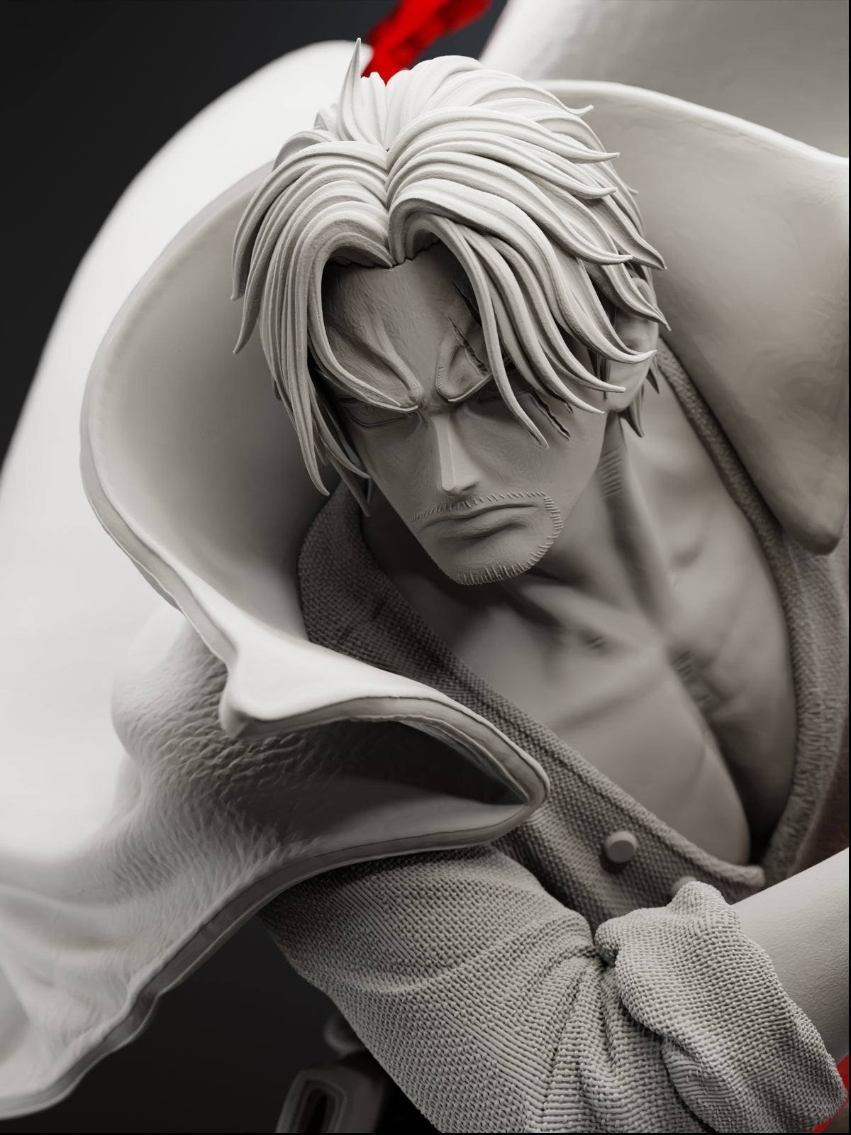 The Red Emperor | Maximum Detailed 12K 3D Printed Figure