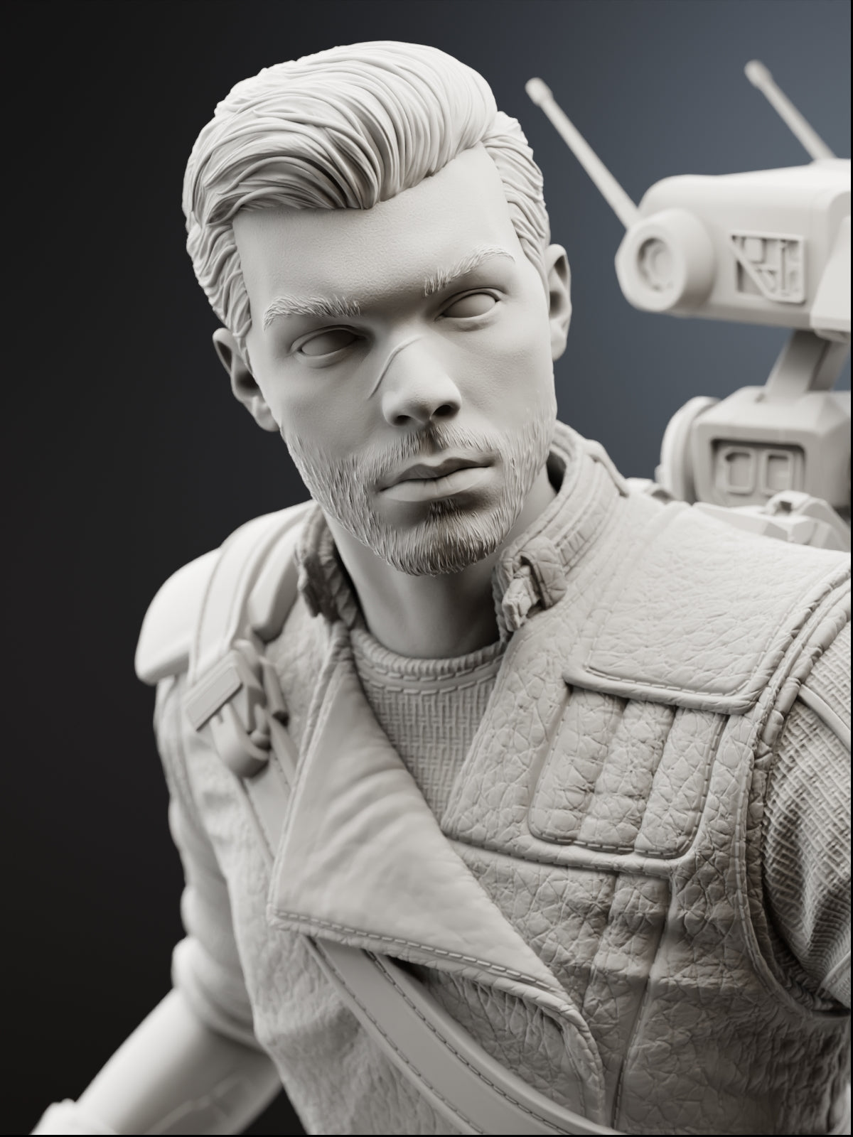 The Survivor | Maximum Detailed 12K 3D printed figure