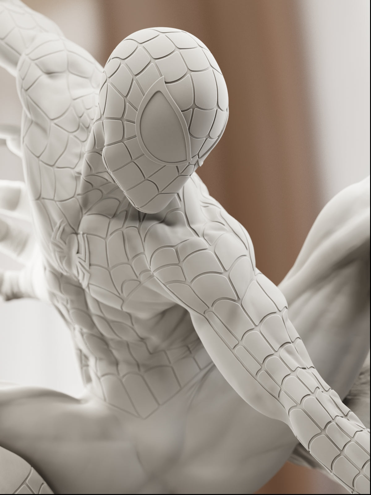 Webs and Shadows | Maximum Detailed 12K 3D printed figure