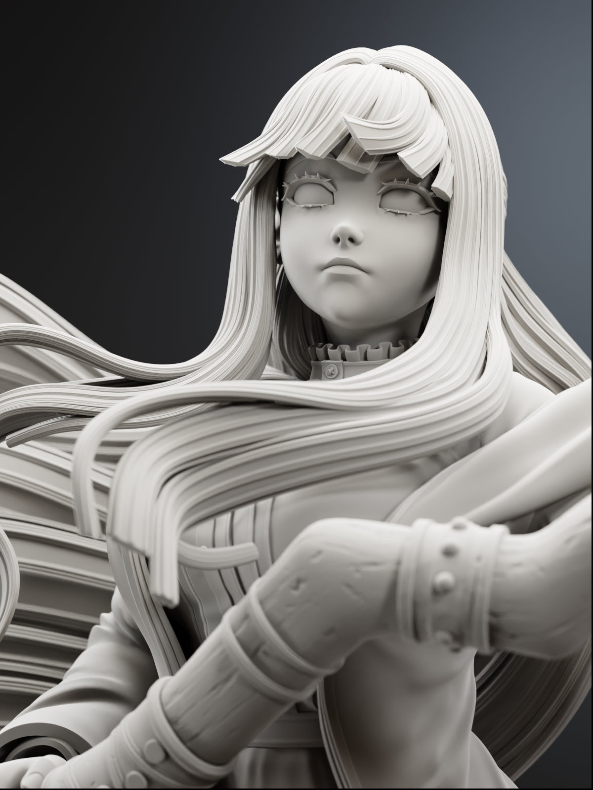 The Moonlit Mage | Maximum Detailed 12K 3D printed figure